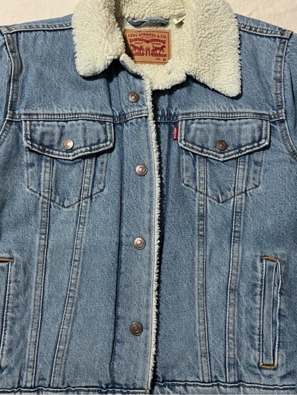 Levi’s Denim Sherpa Jacket